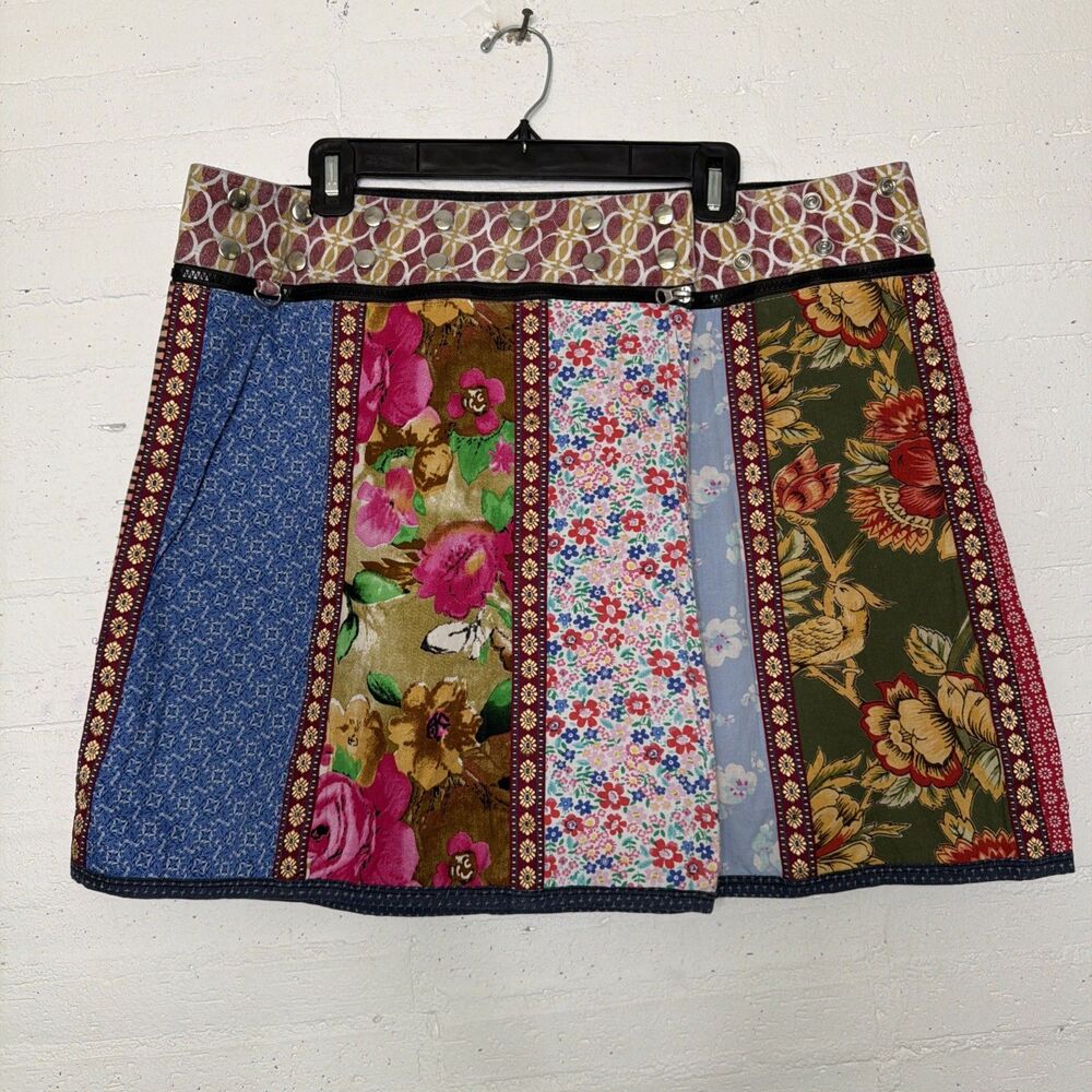 Zand Amsterdam 4-Way Wrap Mini Skirt O/S Capsule Boho Artsy Sustainable Craftcor